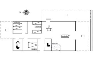 Foto 2 - Casa de 3 quartos em Væggerløse com terraço