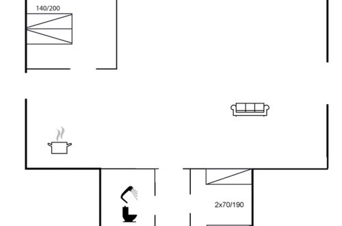 Foto 12 - Casa de 2 quartos em Væggerløse com terraço