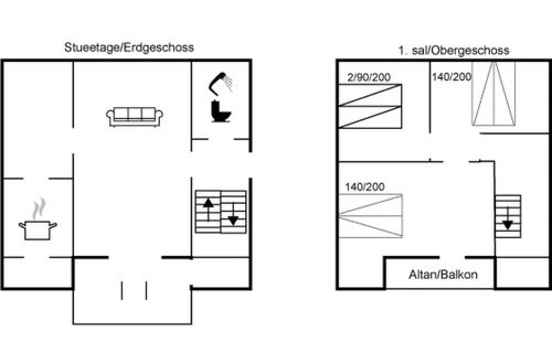 Foto 2 - Casa de 3 quartos em Rømø com terraço