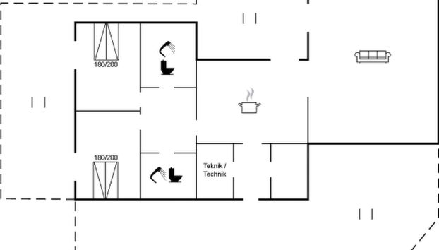 Haus mit 2 Schlafzimmern in Dronningmølle mit terrasse - Foto 2