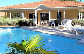 Foto 1 - Casa de 3 habitaciones en Lacanau con piscina privada y vistas al mar