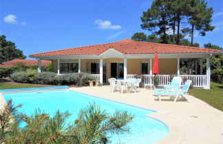 Foto 2 - Casa de 3 quartos em Lacanau com piscina privada e vistas do mar