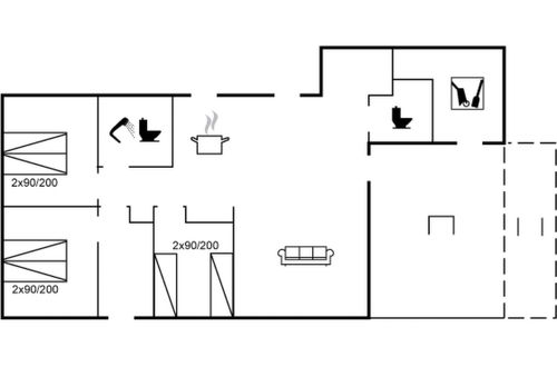 Foto 2 - Casa con 3 camere da letto a Sæby con terrazza