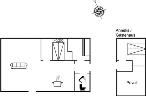 Foto 2 - Casa de 2 quartos em Ulfborg com banheira de hidromassagem