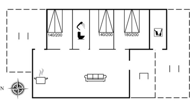 Casa con 3 camere da letto a Toftlund con terrazza - Foto 2