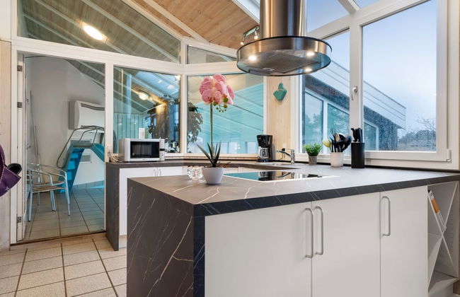 Casa de 4 quartos em Bindslev com piscina privada e terraço - Foto 16