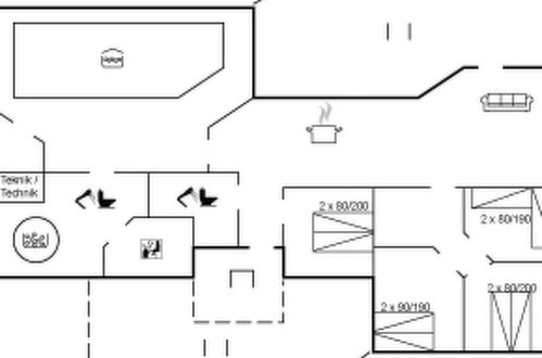 Foto 32 - Haus mit 4 Schlafzimmern in Bindslev mit privater pool und terrasse