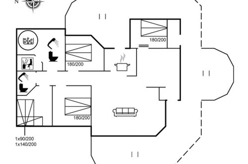 Foto 28 - Casa con 4 camere da letto a Harrerenden con terrazza e sauna