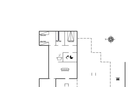 Foto 2 - Casa de 3 quartos em Løkken com terraço