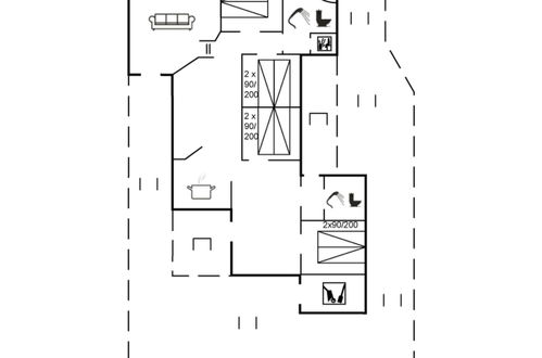 Foto 19 - Casa con 4 camere da letto a Løkken con terrazza e sauna