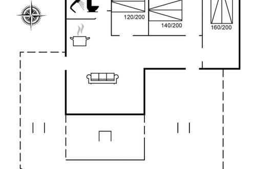 Foto 2 - Casa de 3 quartos em Løkken com terraço