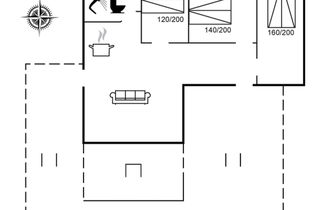 Foto 2 - Casa de 3 quartos em Løkken com terraço
