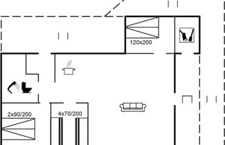 Foto 2 - Casa de 3 quartos em Løkken com terraço