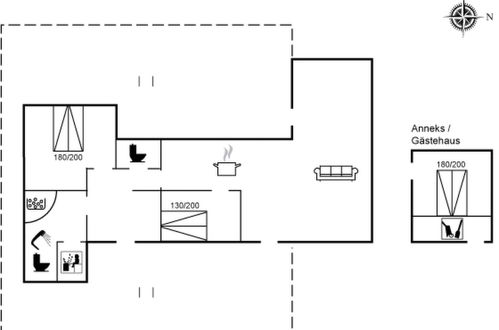 Foto 25 - Casa de 2 quartos em Løkken com terraço e sauna