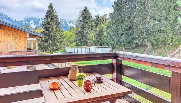 Appartement de 1 chambre à Saint-Gervais-les-Bains avec piscine - Photo 2