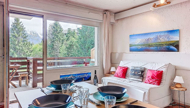 Appartement de 1 chambre à Saint-Gervais-les-Bains avec piscine - Photo 4