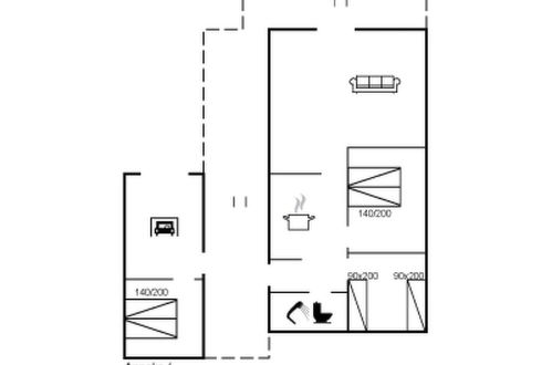 Foto 20 - Casa con 2 camere da letto a Løkken con terrazza