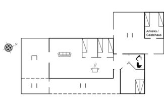 Foto 2 - Casa de 3 quartos em Løkken com terraço