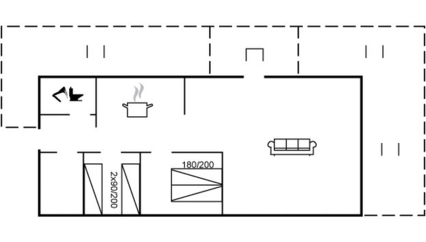 Casa de 2 quartos em Rønne com terraço - Foto 5