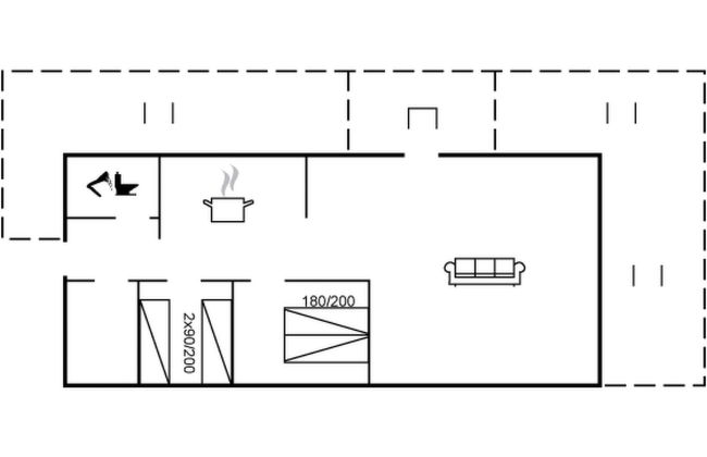 Casa de 2 quartos em Rønne com terraço - Foto 5