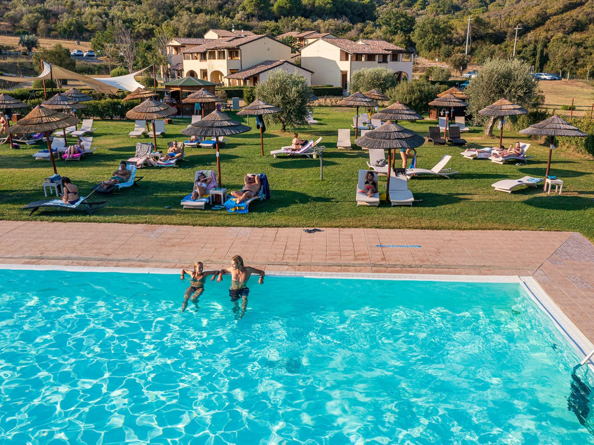 Foto 4 - Apartamento de 2 habitaciones en Suvereto con piscina y vistas al mar