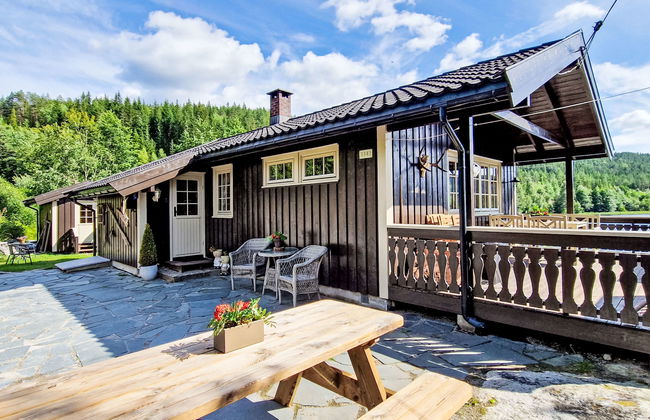 Haus mit 4 Schlafzimmern in Lyngdal mit garten und terrasse - Foto 23