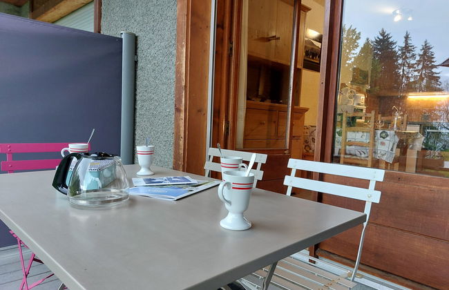 Appartamento con 1 camera da letto a Saint-Gervais-les-Bains con giardino e terrazza - Foto 15