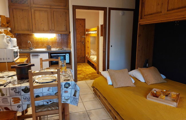 Appartamento con 1 camera da letto a Saint-Gervais-les-Bains con giardino e terrazza - Foto 4