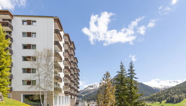 Appartamento con 2 camere da letto a Davos con piscina e sauna - Foto 4