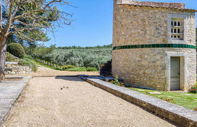 Casa de 6 quartos em Grambois com piscina privada e jardim - Foto 61