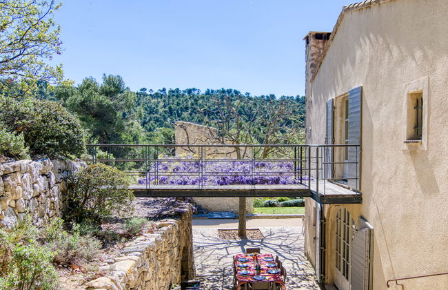 Casa de 6 quartos em Grambois com piscina privada e jardim - Foto 59