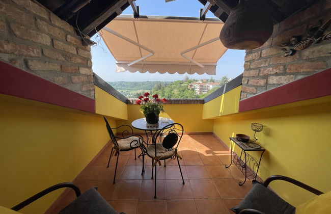 Apartamento de 1 quarto em Montechiaro d'Asti com jardim e terraço - Foto 15