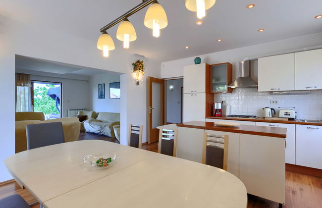 Apartamento de 4 quartos em Labin com piscina privada e jardim - Foto 17