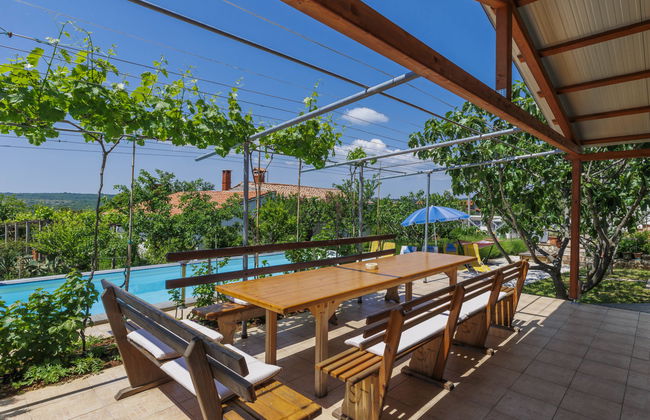 Apartamento de 4 quartos em Labin com piscina privada e jardim - Foto 4