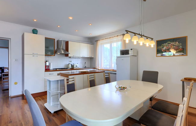 Apartamento de 4 quartos em Labin com piscina privada e jardim - Foto 16