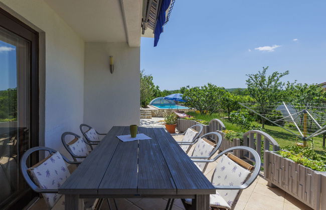Apartamento de 4 quartos em Labin com piscina privada e jardim - Foto 12
