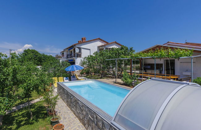 Apartamento de 4 quartos em Labin com piscina privada e jardim - Foto 32