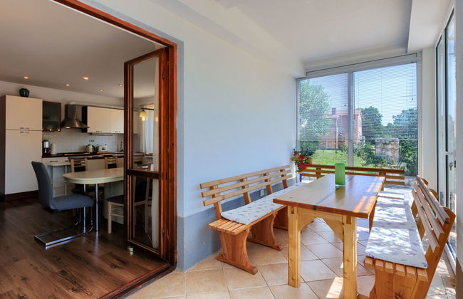 Apartamento de 4 quartos em Labin com piscina privada e jardim - Foto 14