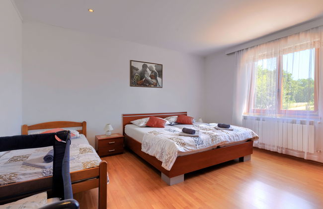 Apartamento de 4 quartos em Labin com piscina privada e jardim - Foto 37