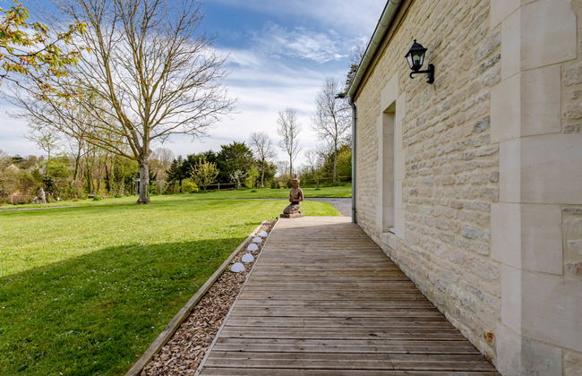 Casa de 2 quartos em Fontaine-Henry com jardim e terraço - Foto 16