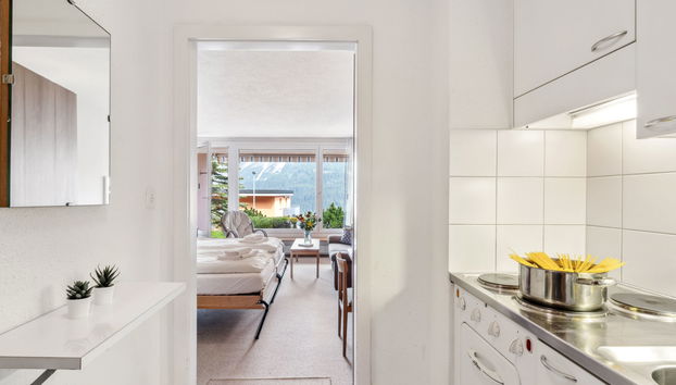 Apartment mit 1 Schlafzimmer in Arosa mit garten - Foto 4