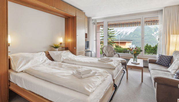 Apartment mit 1 Schlafzimmer in Arosa mit garten - Foto 3