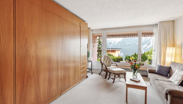 Apartment mit 1 Schlafzimmer in Arosa mit garten - Foto 2