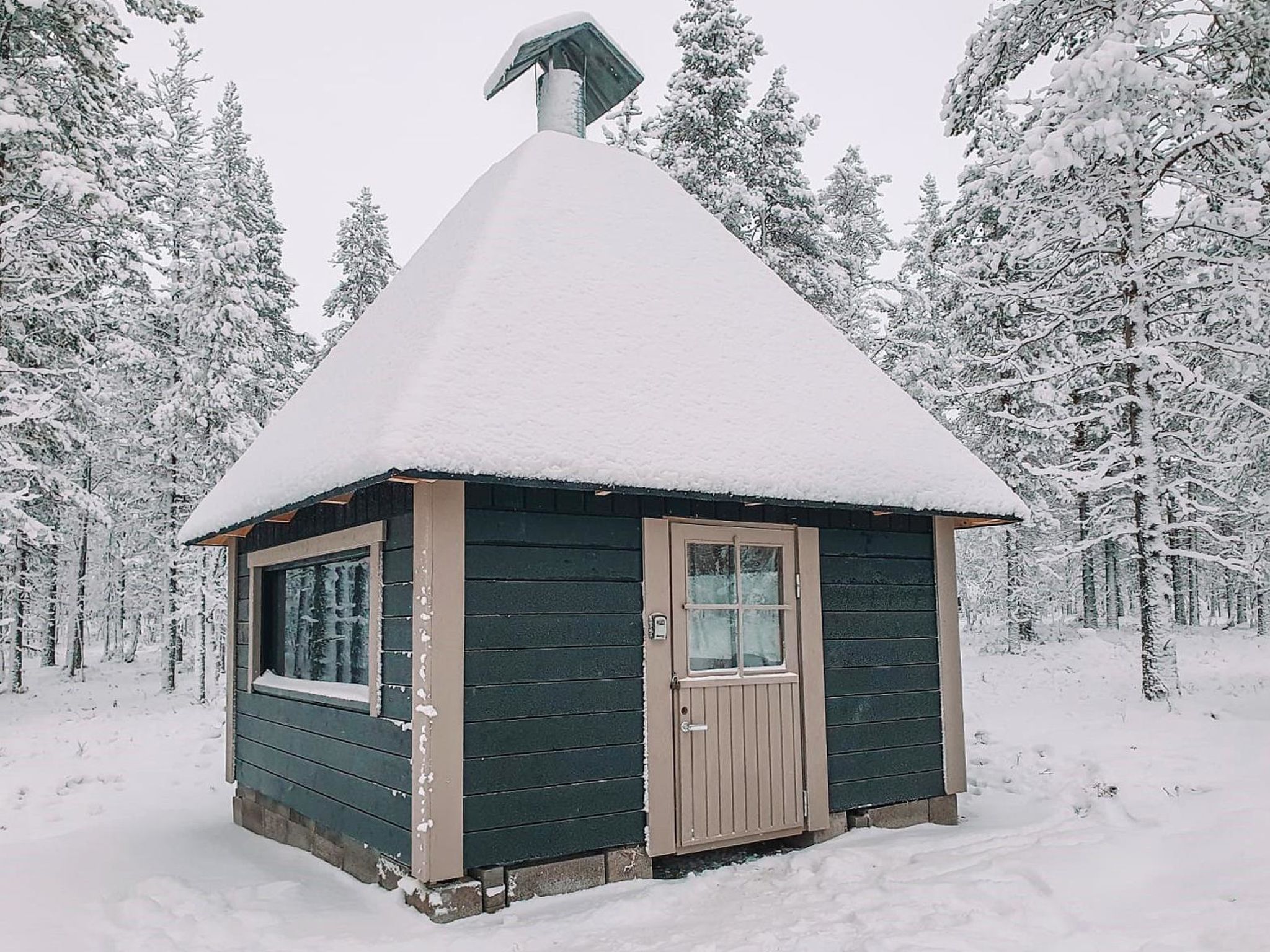 Foto 15 - Haus mit 1 Schlafzimmer in Inari mit sauna und blick auf die berge