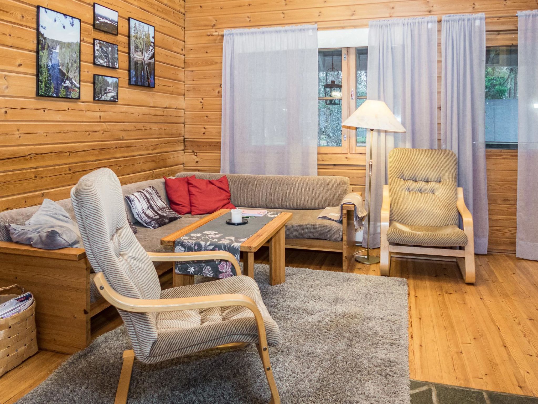 Foto 4 - Casa de 2 habitaciones en Kuusamo con sauna y vistas a la montaña