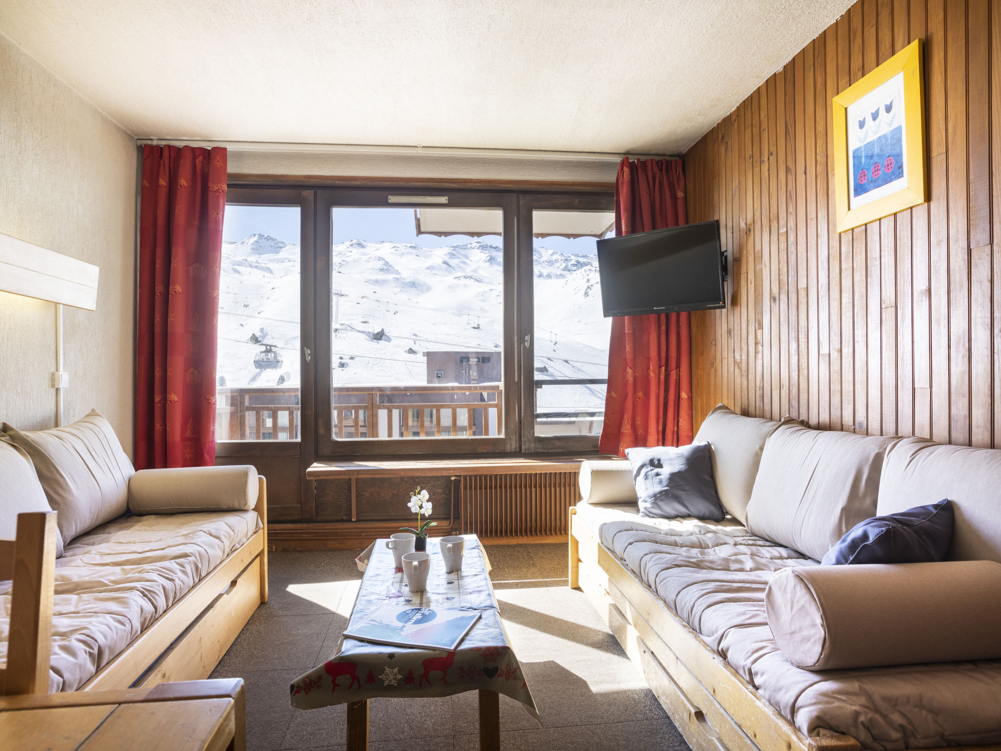 Foto 6 - Appartamento con 1 camera da letto a Les Belleville con vista sulle montagne