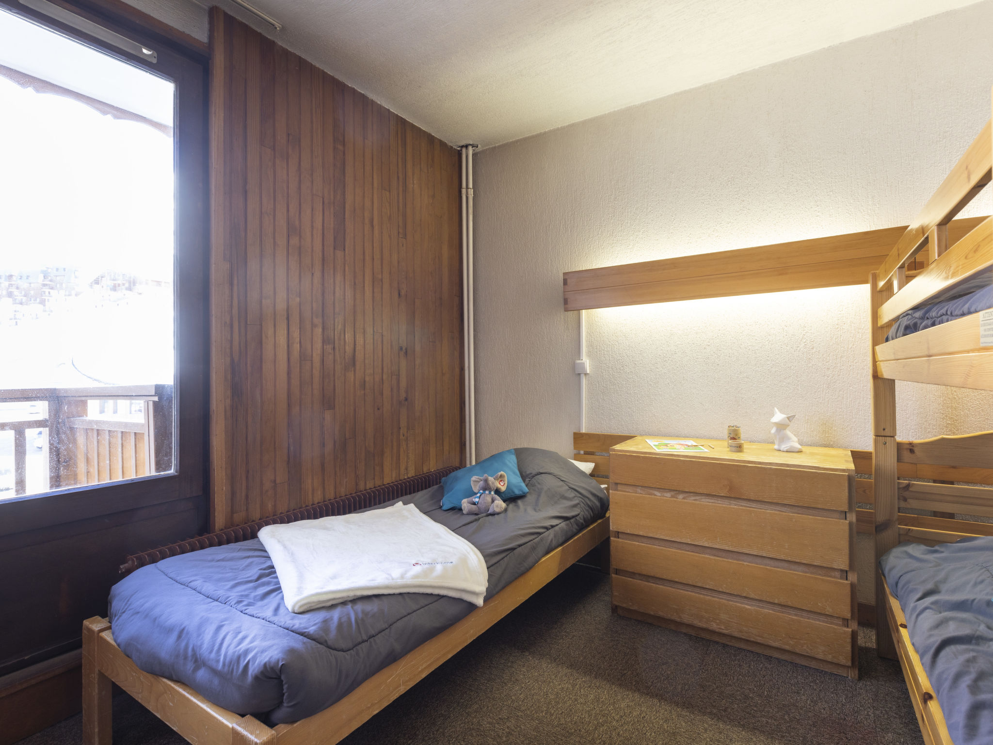 Foto 12 - Apartment mit 1 Schlafzimmer in Les Belleville mit blick auf die berge