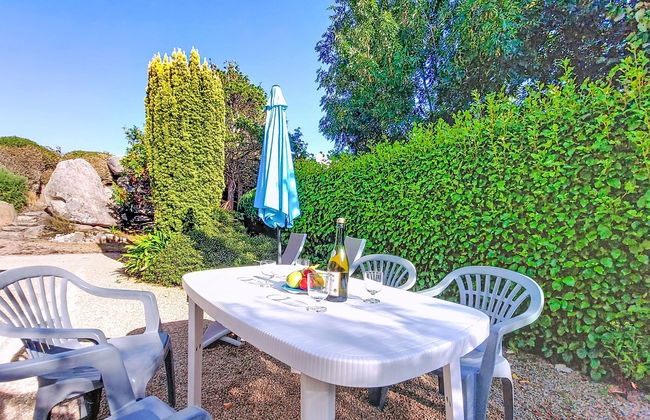 Casa de 2 quartos em Pleumeur-Bodou com jardim e terraço - Foto 22