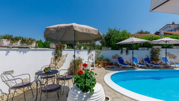 Apartment mit 2 Schlafzimmern in Umag mit schwimmbad und garten - Foto 4