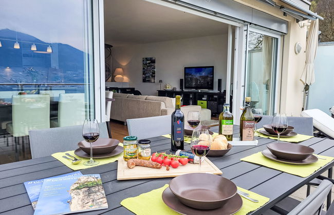 Apartamento de 3 quartos em Gambarogno com piscina e terraço - Foto 17